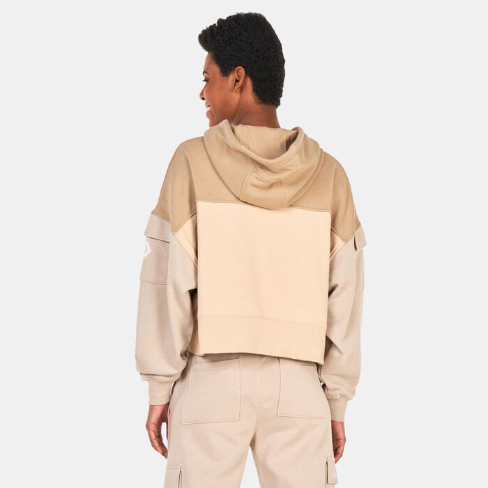 Converse Women's Fashion Crop Hoodie Multi-Color image number 1