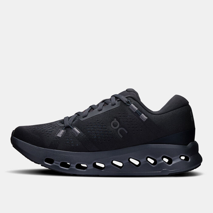 On Women's Cloudsurfer 2 Running Shoes Black On Women's Cloudsurfer 2 Running Shoes Black image number 2