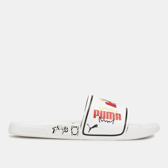 PUMA Men's Leadcat 2.0 Trash Talk Slides White PUMA Men's Leadcat 2.0 Trash Talk Slides White image number 1