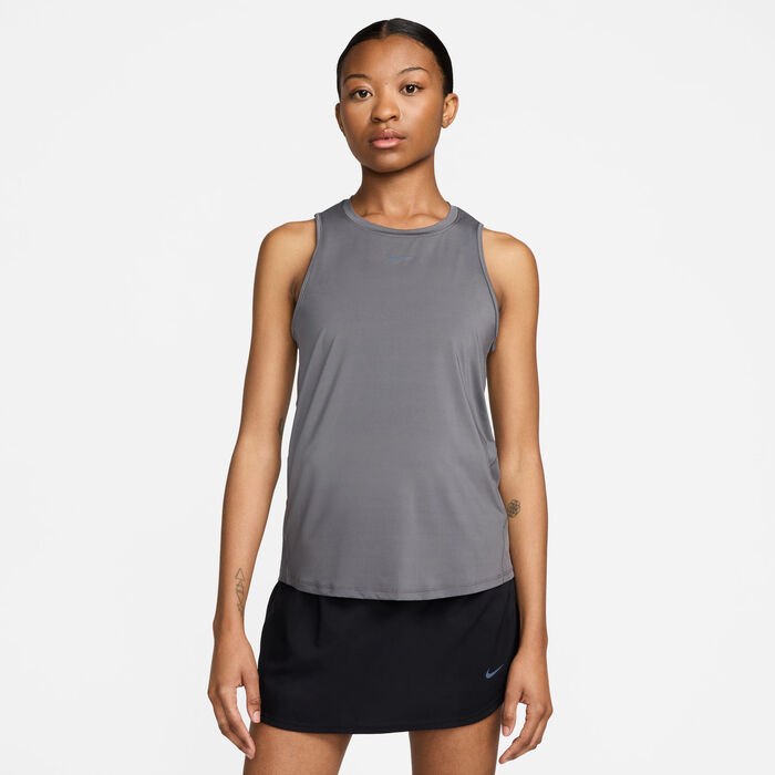 Nike Women's One Classic Dri-FIT Training Tank Top Grey Nike Women's One Classic Dri-FIT Training Tank Top Grey image number 0
