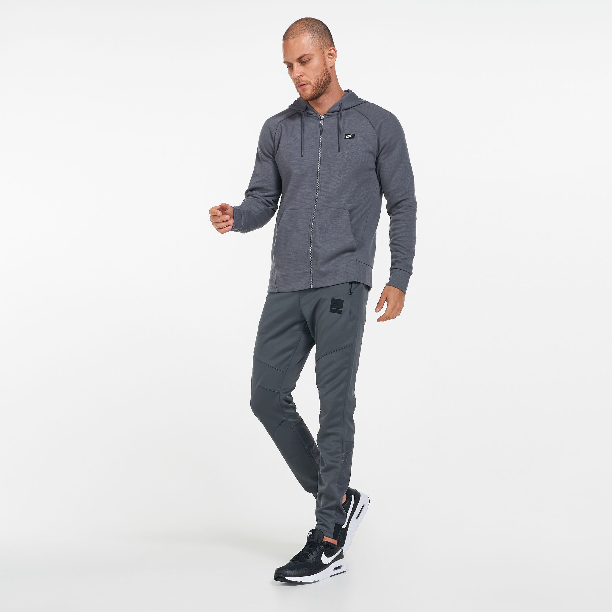 Nike air max joggers grey online