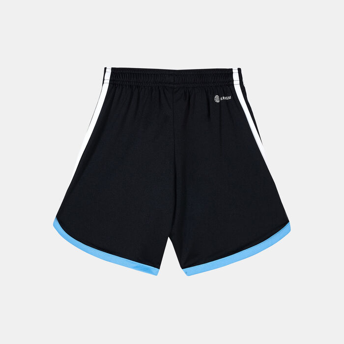 adidas Kids' Argentina Stadium Away Shorts - 2022/23 Black adidas Kids' Argentina Stadium Away Shorts - 2022/23 Black image number 1