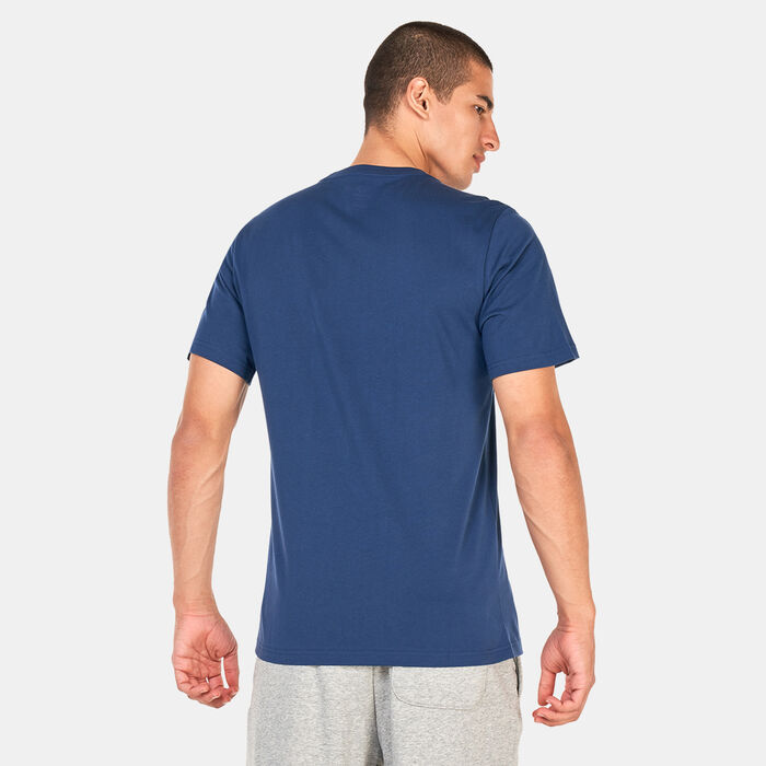Converse All Star Center Front T-Shirt Blue Converse All Star Center Front T-Shirt Blue image number 1