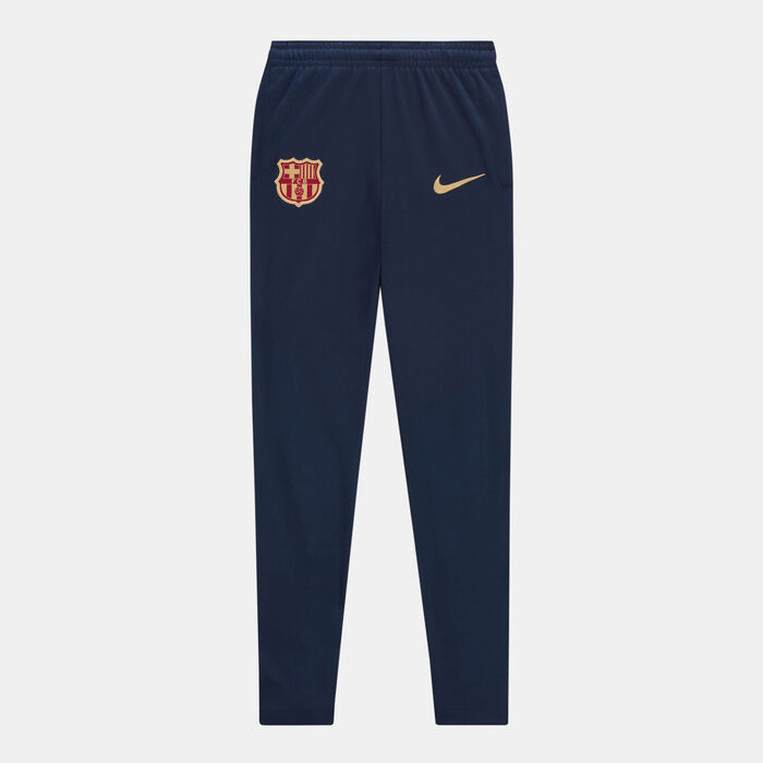 Nike Kids' F.C. Barcelona Academy Pro Knit Football Pants (Younger Kids) Blue image number 0