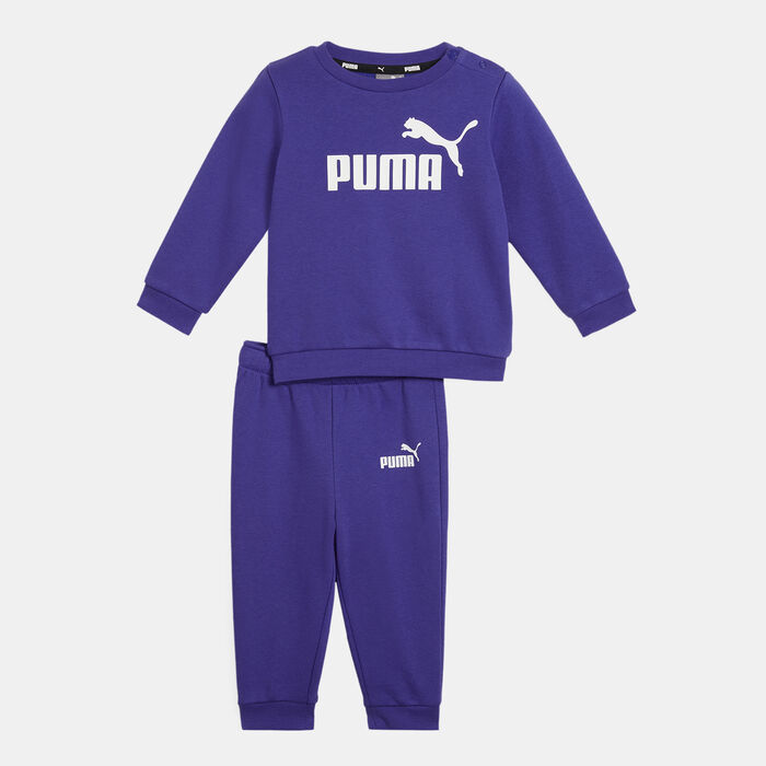 PUMA Kids' Essentials Minicats Sweatshirt and Sweatpants Set Blue image number 0
