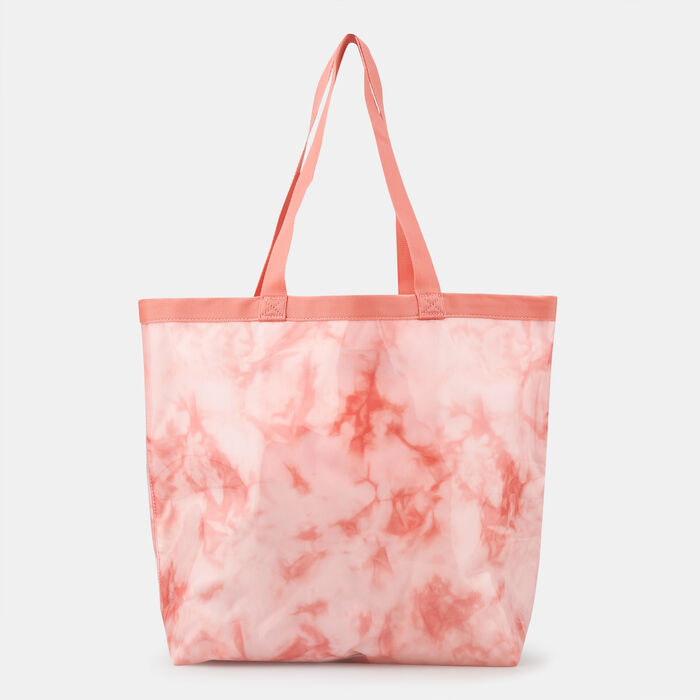 PUMA Women's Core Transparent Tote Bag Orange image number 1