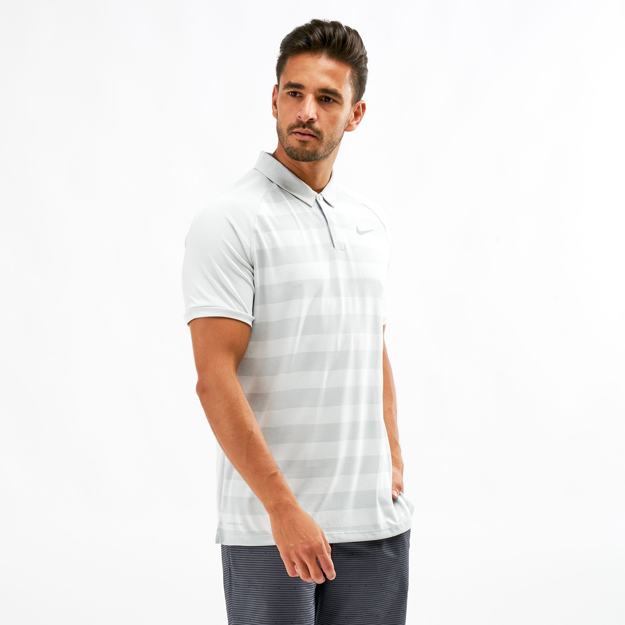 Buy Nike Golf Men s Zonal Cooling Polo Shirt Silver in KSA SSS