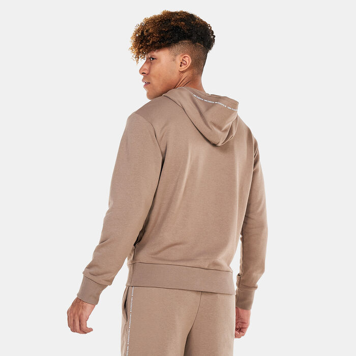 New Balance Men's NB Essentials Fleece Hoodie Brown New Balance Men's NB Essentials Fleece Hoodie Brown image number 1