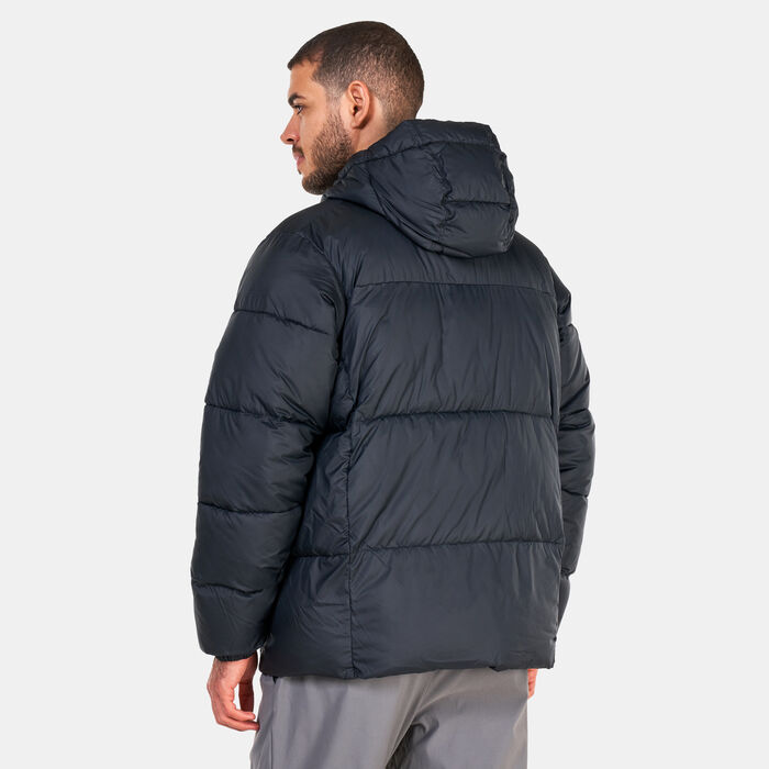 Columbia Men's Puffect Hooded Jacket Black Columbia Men's Puffect Hooded Jacket Black image number 1