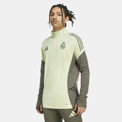 adidas Men's Real Madrid Tiro 25 Competition Training Football Top Green adidas Men's Real Madrid Tiro 25 Competition Training Football Top Green