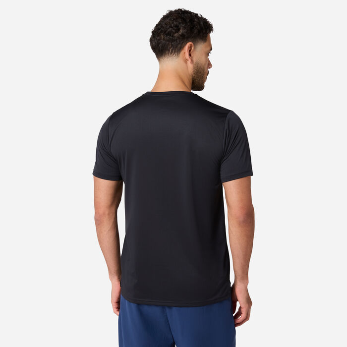 New Balance Men's Sport Essentials Printed Running T-Shirt Black image number 1