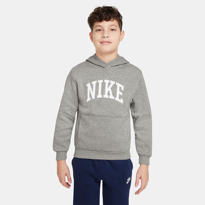 Nike Kids' Sportswear Club Fleece Hoodie Grey