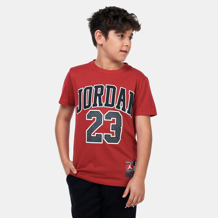 Jordan Kids' Big T-Shirt Red Jordan Kids' Big T-Shirt Red image number 0