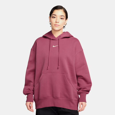 Nike Women's Sportswear Phoenix Fleece Hoodie Pink Nike Women's Sportswear Phoenix Fleece Hoodie Pink