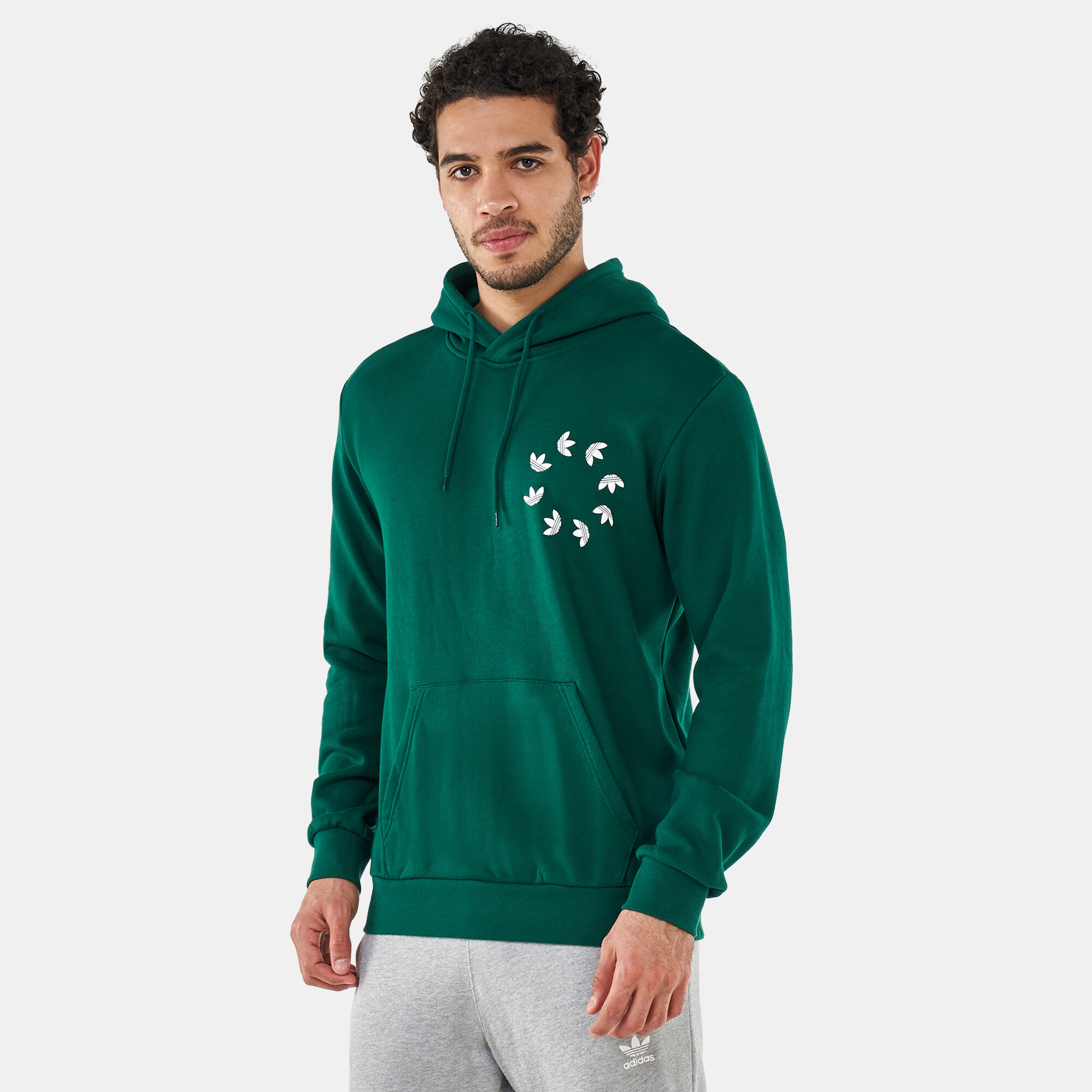 Men s Adicolor Shattered Trefoil Hoodie Green adidas Originals in KSA SSS