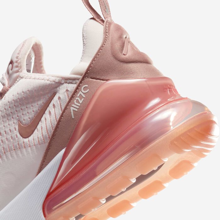 Nike Women's Air Max 270 Shoes Pink Nike Women's Air Max 270 Shoes Pink image number 7