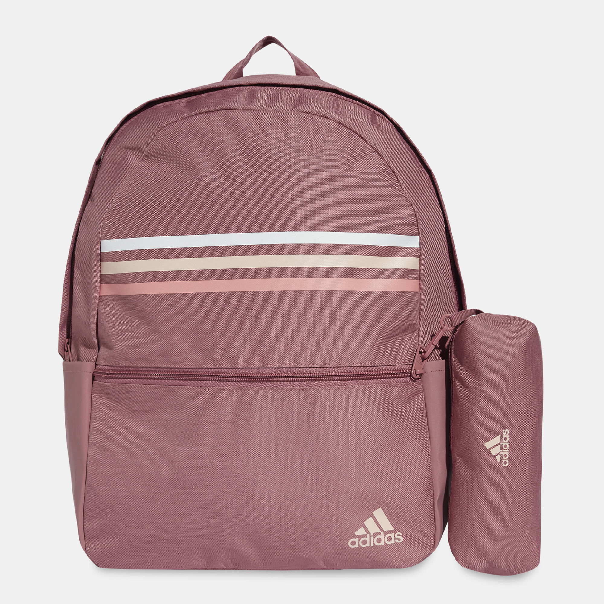 Classic Horizontal 3 Stripes Backpack Pink adidas in KSA SSS