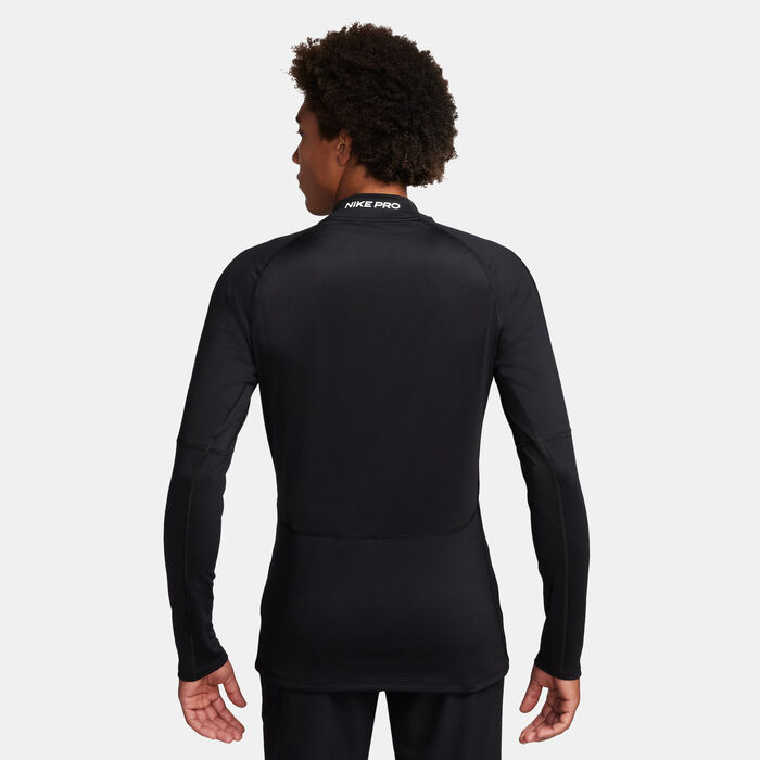 Nike Men's Pro Dri-FIT Long-Sleeve Fitness Top Black Nike Men's Pro Dri-FIT Long-Sleeve Fitness Top Black image number 1