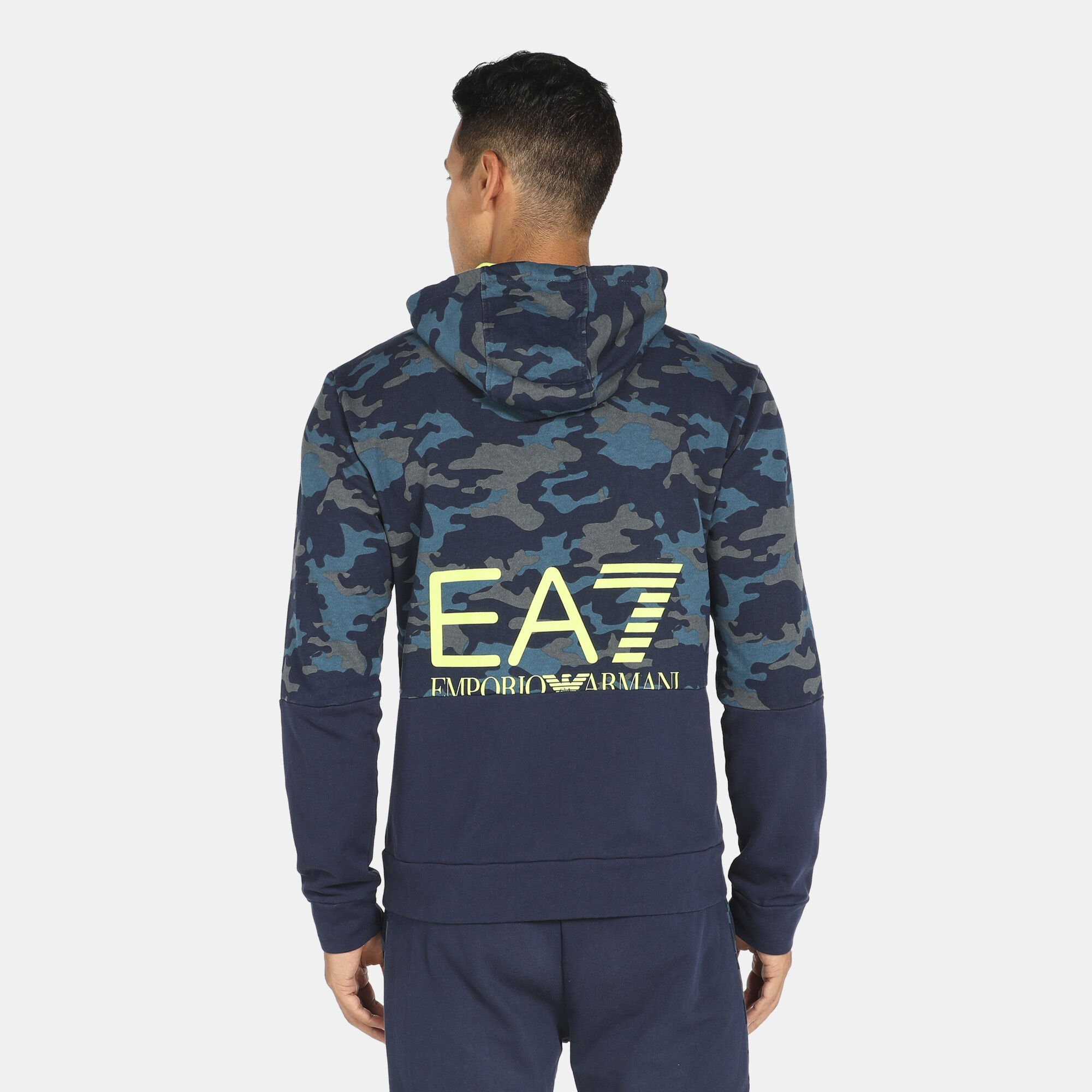 Ea7 store camo hoodie