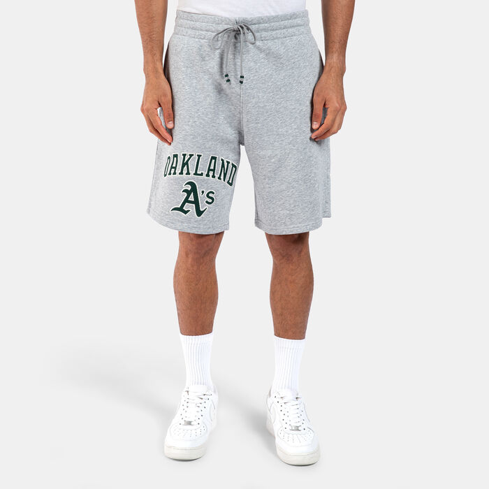 New Era Men's MLB Oakland Athletics Lifestyle Shorts Grey New Era Men's MLB Oakland Athletics Lifestyle Shorts Grey image number 0