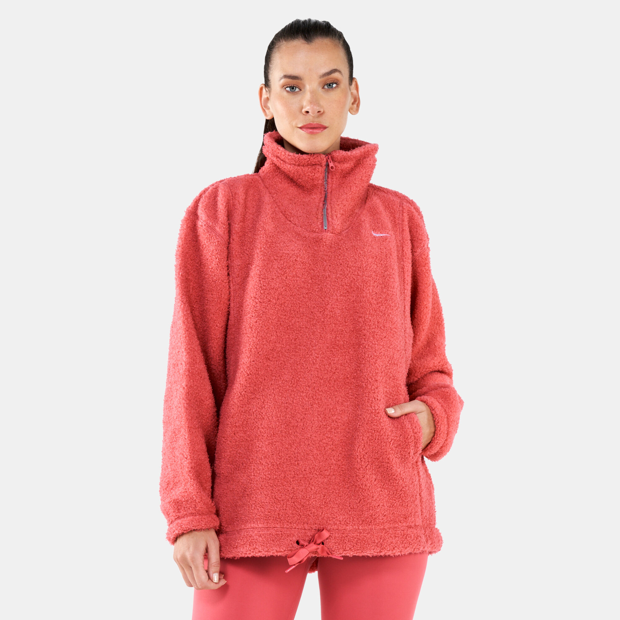 Nike women's best sale sherpa training top