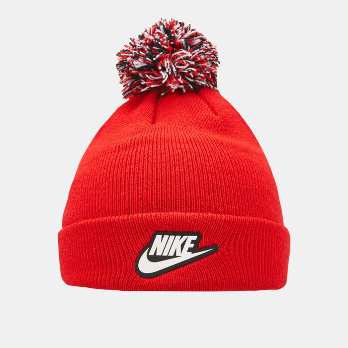 Nike Kids' Pom Beanie Red Nike Kids' Pom Beanie Red image number 0