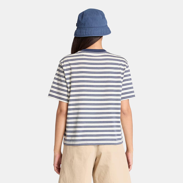 Timberland Women's Dunstan T-Shirt Blue image number 1