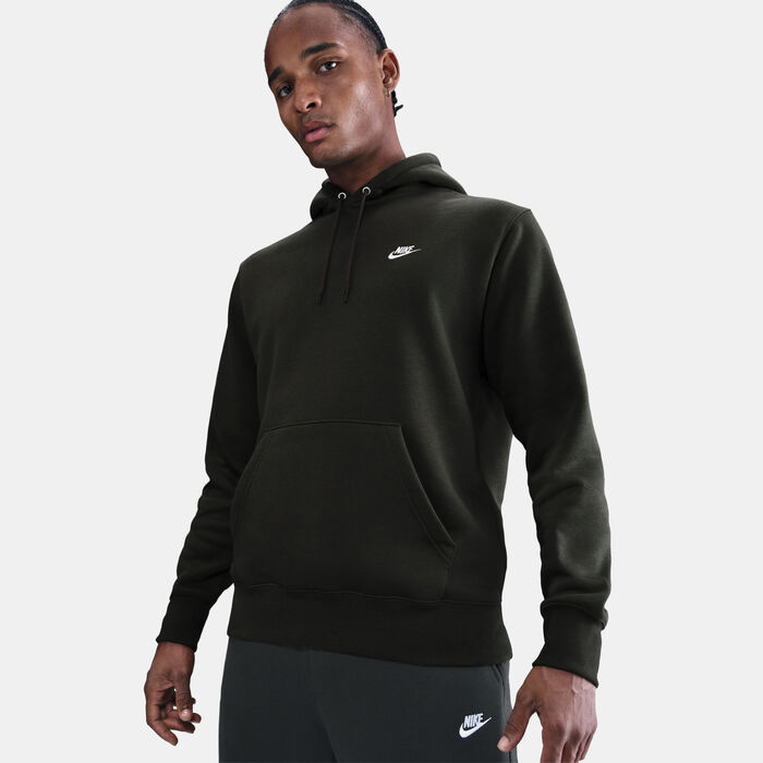 Nike Men's Club Hoodie Green Nike Men's Club Hoodie Green image number 3