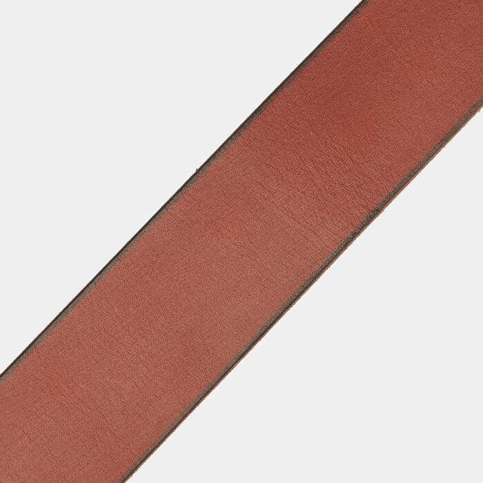 Roller-Buckle Buffalo Leather Belt Roller-Buckle Buffalo Leather Belt image number 2