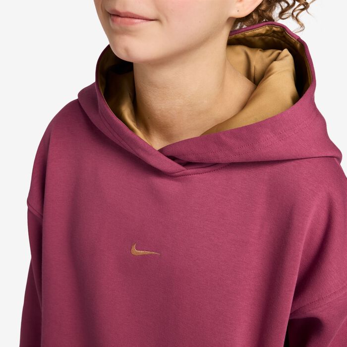 Nike Kids' Sportswear Club Fleece Hoodie Pink image number 2