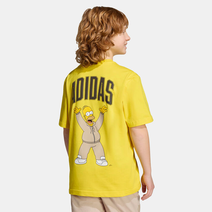adidas Kids' The Simpsons T-Shirt yellow adidas Kids' The Simpsons T-Shirt yellow image number 1