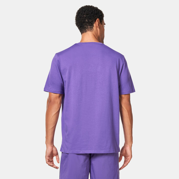 Timberland Men's Woven Badge T-Shirt Purple image number 1