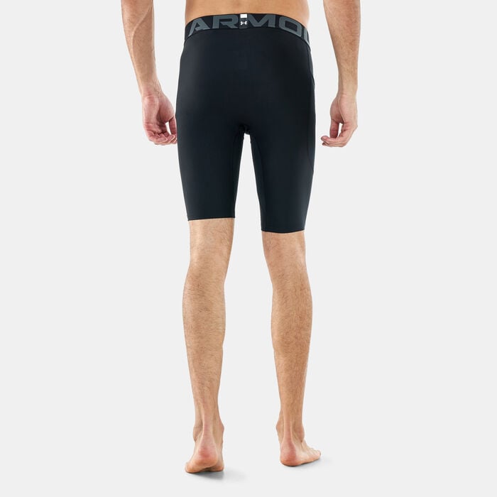 Under Armour Men's UA HeatGear® Armour Long Shorts Black Under Armour Men's UA HeatGear® Armour Long Shorts Black image number 1