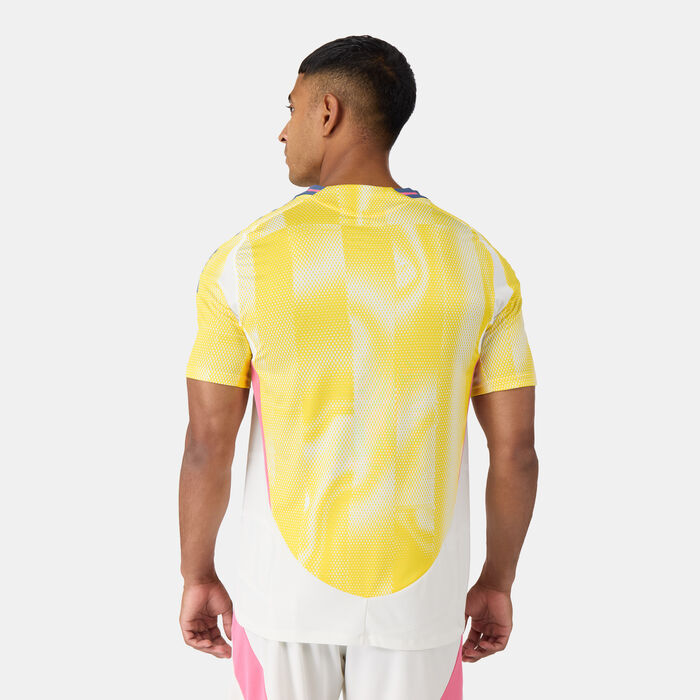 adidas Men's Juventus 24/25 Away Authentic Football Jersey yellow image number 1