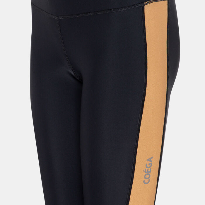 COEGA Women's 3/4 Swimming Leggings Black COEGA Women's 3/4 Swimming Leggings Black image number 2