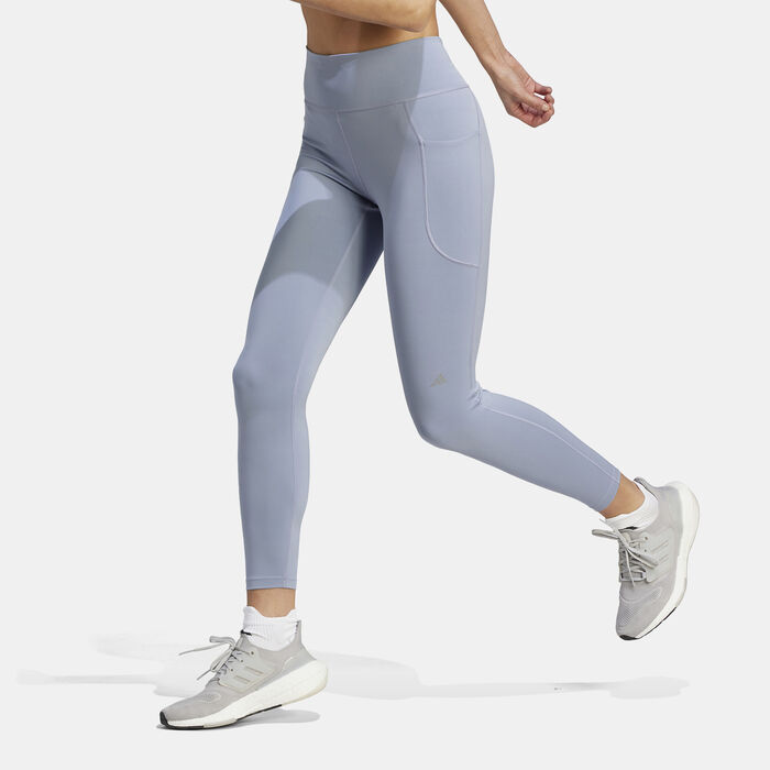 adidas Women's DailyRun 7/8 Leggings Silver adidas Women's DailyRun 7/8 Leggings Silver image number 0