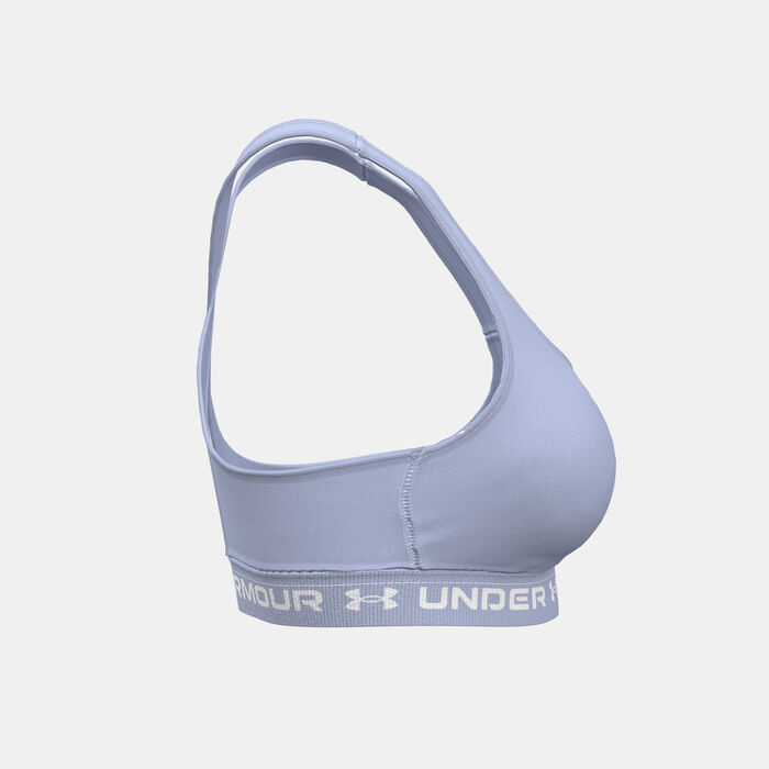 Under Armour Women's Armour Medium-Support Training Sports Bra Purple image number 3