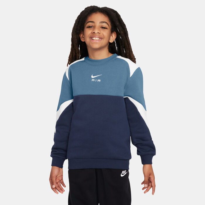 Nike Kids' Air Sweatshirt (Older Kids) Blue Nike Kids' Air Sweatshirt (Older Kids) Blue image number 0