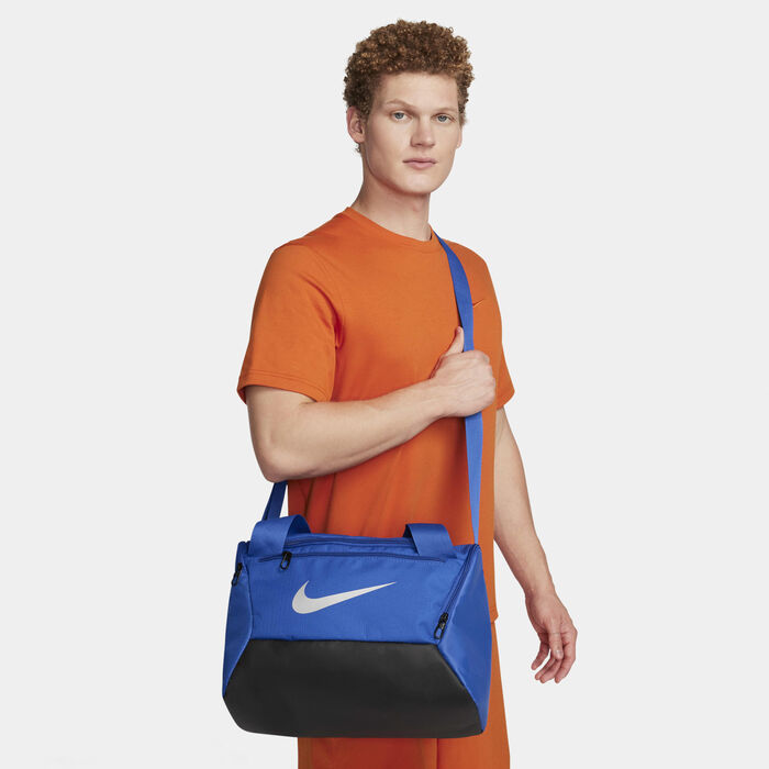 Nike Brasilia 9.5 Training Duffel Bag (Extra-Small) Blue Nike Brasilia 9.5 Training Duffel Bag (Extra-Small) Blue image number 0