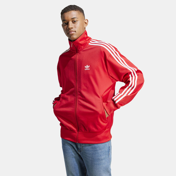 adidas Originals Men's Adicolor Classics Firebird Track Jacket Red adidas Originals Men's Adicolor Classics Firebird Track Jacket Red image number 0