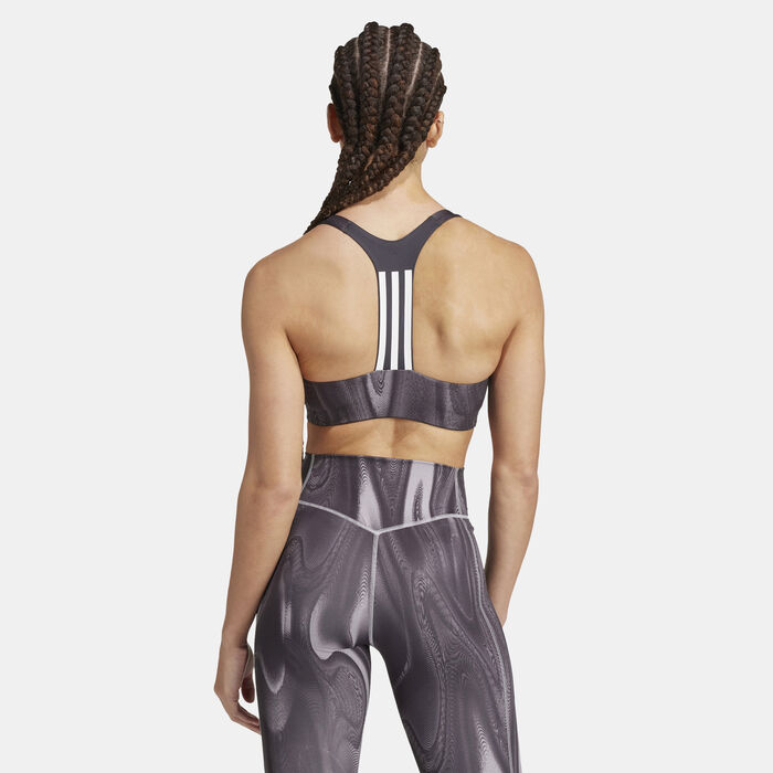 adidas Women's Powerimpact Medium-Support Training Bra Grey image number 1