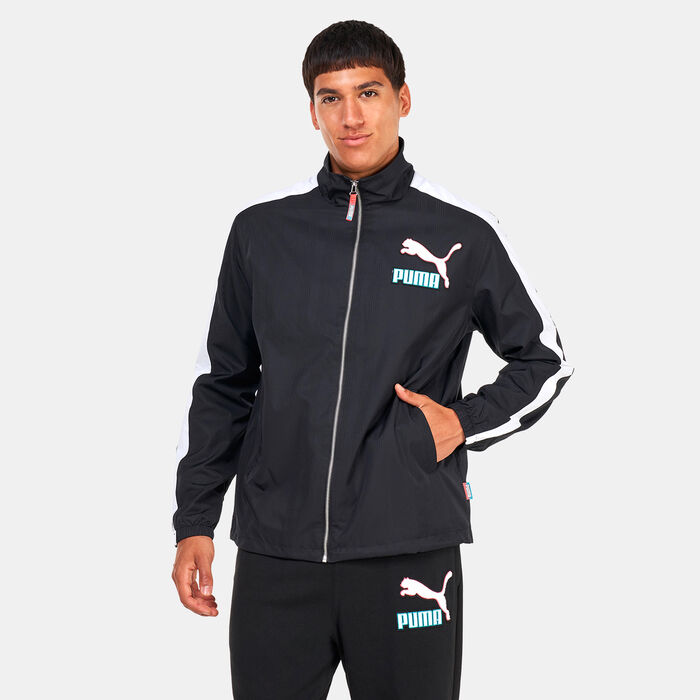 PUMA Men's T7 Fandom Track Jacket Black PUMA Men's T7 Fandom Track Jacket Black image number 0