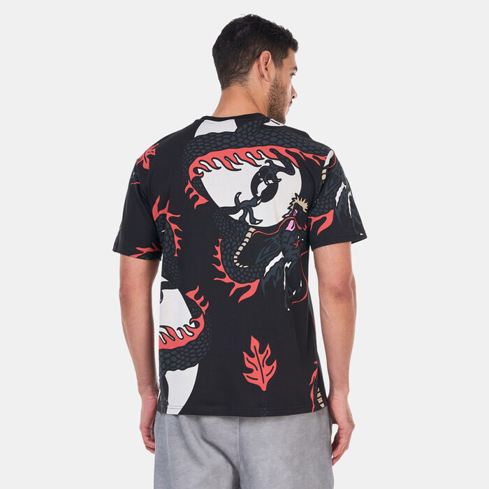 PUMA Men's x Staple All Over Print T-Shirt Black PUMA Men's x Staple All Over Print T-Shirt Black image number 1