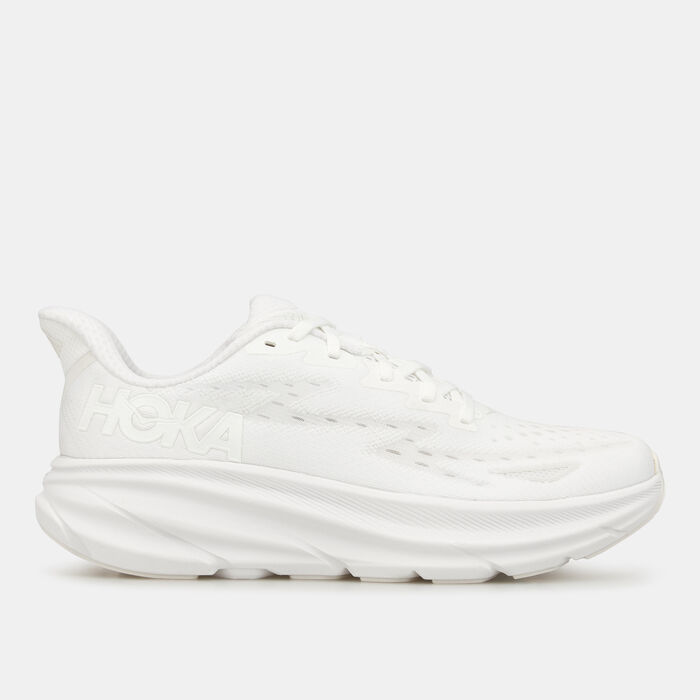 HOKA Women's Clifton 9 Road Running Shoe White HOKA Women's Clifton 9 Road Running Shoe White image number 0