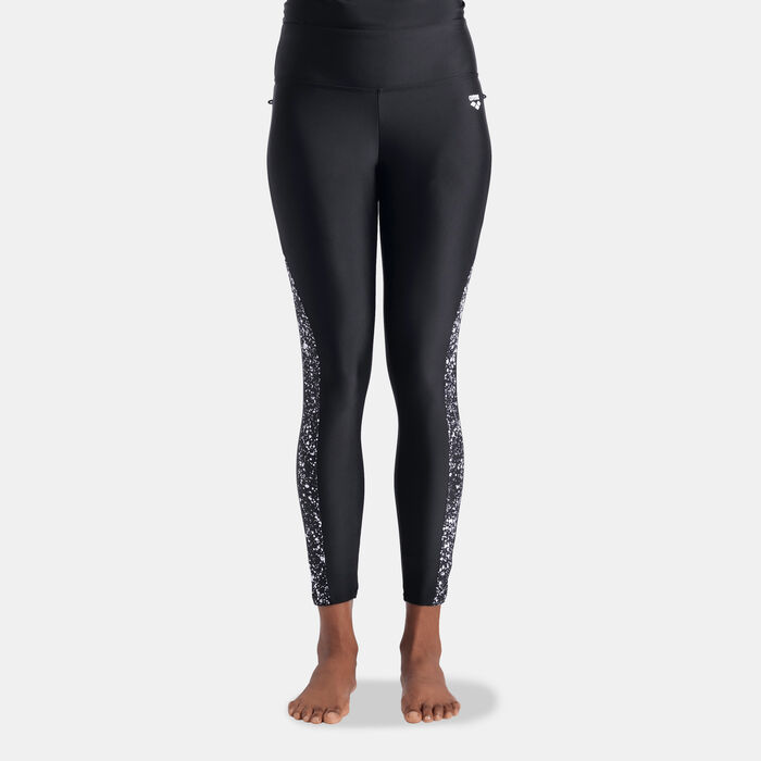 Arena Women's Modesty Swimming Leggings Black Arena Women's Modesty Swimming Leggings Black image number 0