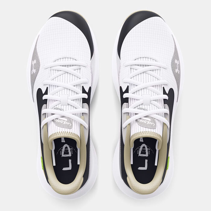 Under Armour Lockdown 7 Low Basketball Shoes White Under Armour Lockdown 7 Low Basketball Shoes White image number 4