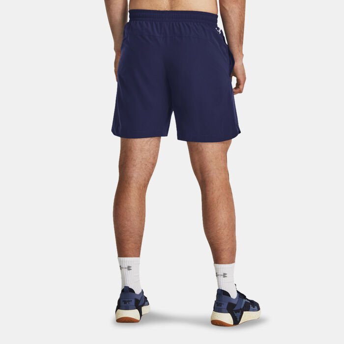 Under Armour Men's Project Rock Woven Shorts Blue image number 1