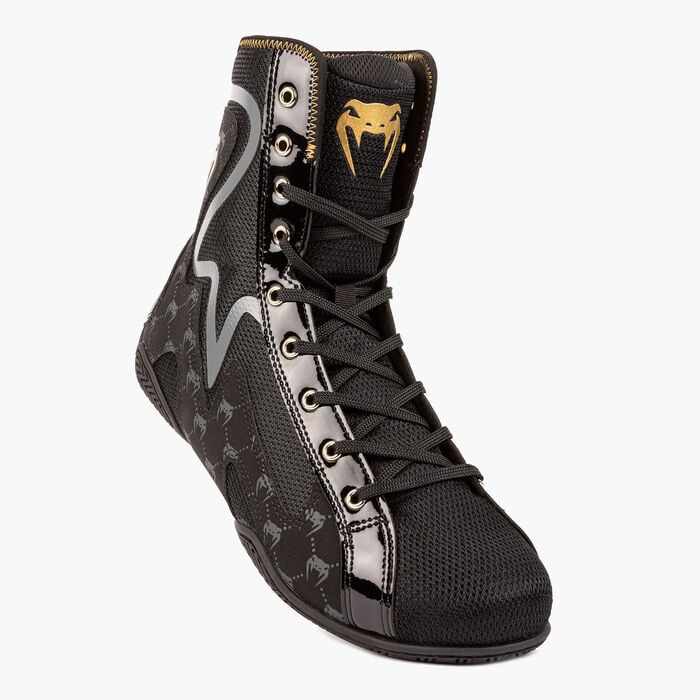Venum Men's Elite Evo Monogram Boxing Shoe Black Venum Men's Elite Evo Monogram Boxing Shoe Black image number 0