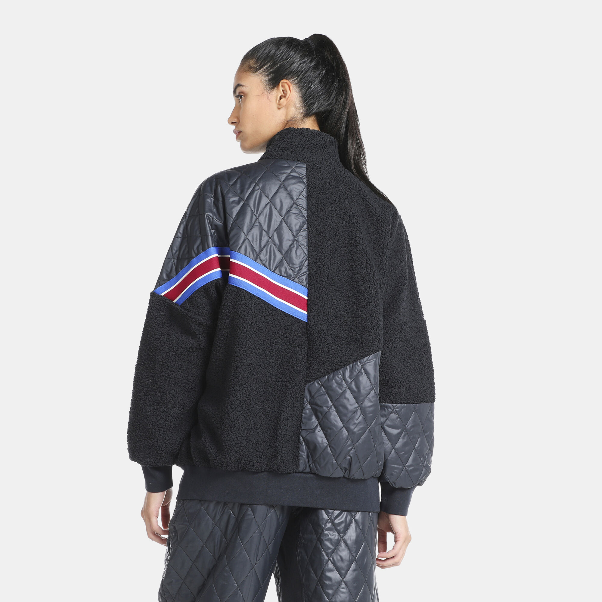 Sherpa track jacket deals
