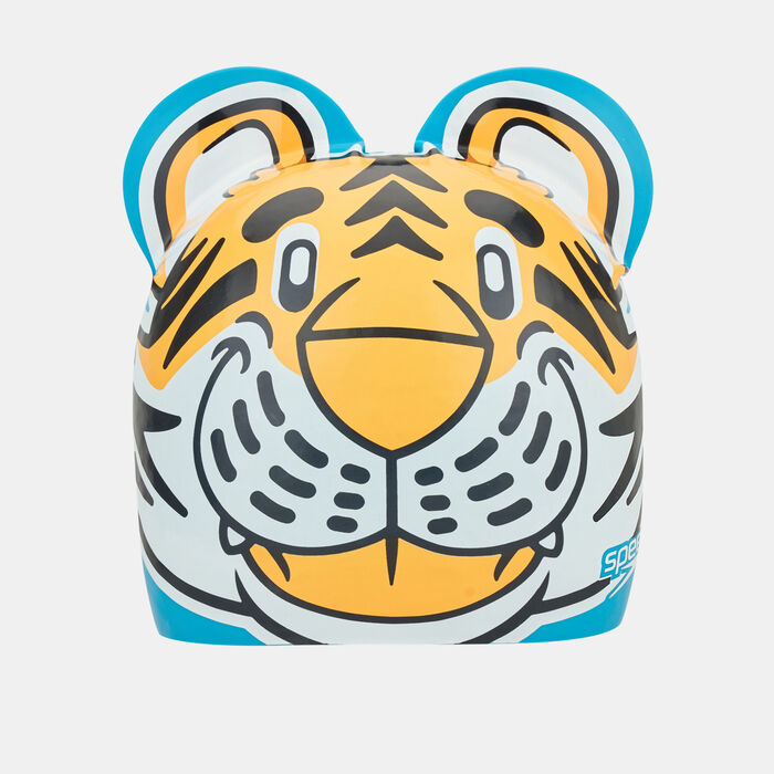 Speedo Kids' Printed Swimming Cap Orange Speedo Kids' Printed Swimming Cap Orange image number 1